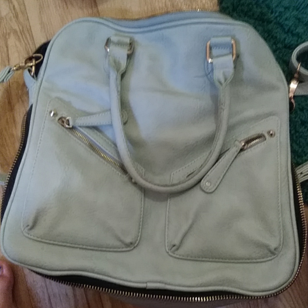 Turquoise crossbody bag